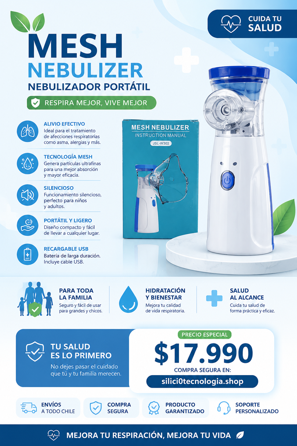 NEBULIZADOR PORTATIL